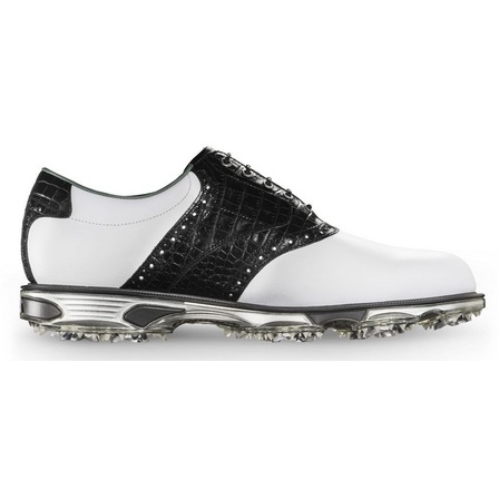 FootJoy Mens Dryjoys Tour Golf Shoes White/Black