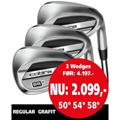 Cobra Snakebite-X Wedge Grafit Regular (Wedgesæt med 3 stk 50-54-58)