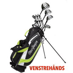 Macgregor CG4000 Komplet Golfsæt, Stål, Herre m/Bærebag VENSTREHÅNDS