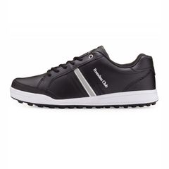 Founders Club Casual Street Style Golf Shoe Black/Silver