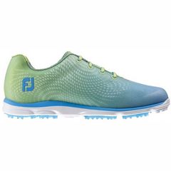 Footjoy Women's emPower Golf Shoes White/Lime/Blue 98001K