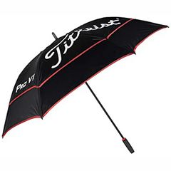 Titleist Double Canopy Umbrella 20 Black/Red 64"